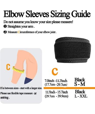 YAVOUN Tennis Elbow Brace - Adjustable Strap Support for Tendonitis Treatment - Comfortable Compression for Pain Relief - Black (L-XXL) - Buy Online on GoSupps.com