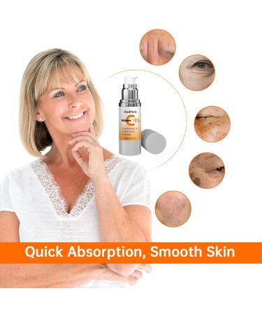 Vitamin Super C Serum for Women Over 70 - Anti-Wrinkle & Dark Spot Treatment 30ML - Buy Online on GoSupps.com