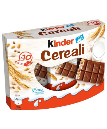 Kinder KINDER Country - 10 chocolate and cereal bars 10x23.5g - The 235g pack.