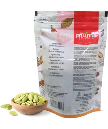 Mum's Premium Green Cardamom Pods 75g - Exquisite Quality for Culinary Delights - Buy Online on GoSupps.com