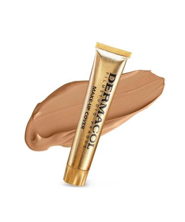 Dermacol Full Coverage Foundation - Waterproof Matte Makeup with SPF 30 for Oily Skin & Acne Long-Lasting 30g - Color 223 - Buy Online on GoSupps.com