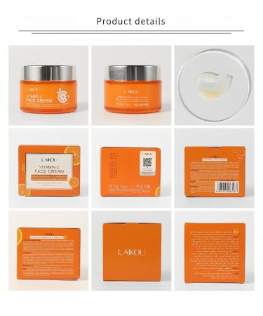 Vitamin C Face Cream - Nourishing & Moisturizing with Shea Butter (50ml) - Fresh Non-Greasy Formula for Radiant Skin - International Shipping Available - Buy Online on GoSupps.com