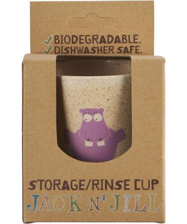 Jack N Jill Rinse Storage Cup Hippo 70g - Eco-Friendly Kids Dental Care | International Shipping Available - Buy Online on GoSupps.com