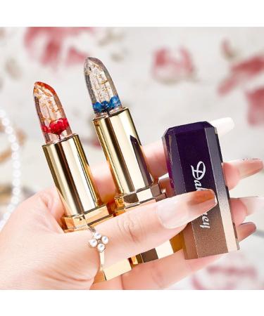 Jelly Lipstick Set - Color Changing Moisturizer Long Lasting Glossy Finish | 3 Pack Flower Lip Balm for All-Day Hydration - Buy Online on GoSupps.com