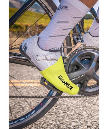 veloToze Silicone Toe Cover for Men and Women - Keep Feet Warm in Cool Spring Weather | White - Buy Online on GoSupps.com