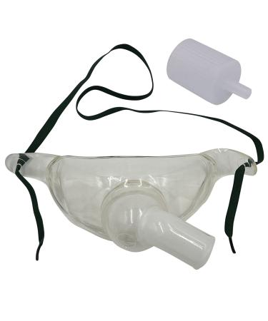 1pk Adult Oxygen Tracheostomy Collar Mask w/Swivel Connector & Tubing Adapter With Adapter - Buy Online on GoSupps.com