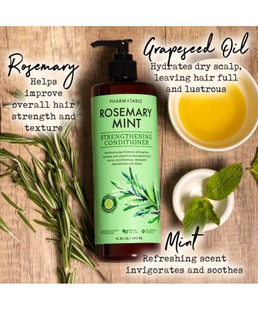 Rosemary & Mint Conditioner | Moisturizes Dry Hair & Invigorates Scalp | 480ml - For Men & Women - Buy Online on GoSupps.com
