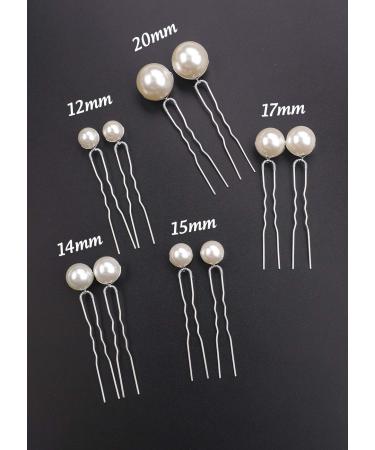 Kercisbeauty 10PCS Pearl Hair Pins - Wedding Bridal Jewelry - Boho Vintage Hair Accessories - Buy Online on GoSupps.com