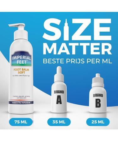 Imperial Feet Foot Balm - Moisturizing Cream with Honey & Aloe for Dry Feet Cracked Heels - 150 ml Glycerin & Ginseng Foot Care - Buy Online on GoSupps.com