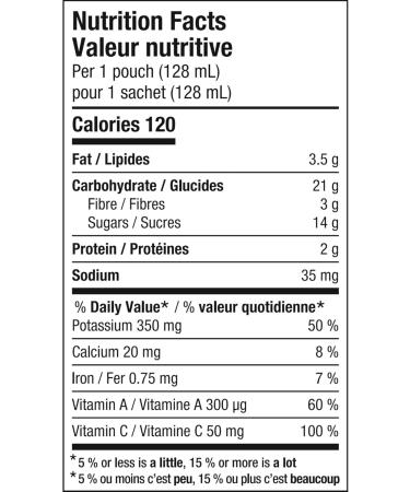 Love Child Organics Bananas Carrots Mangoes + Coconut Puree - 128 ml - Buy Online on GoSupps.com