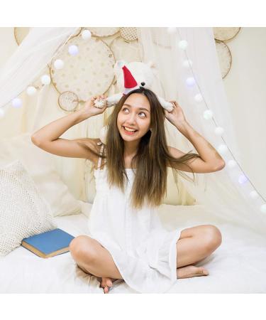 Lurrose 10pcs Mini Christmas Santa Hat Hair Clips - Perfect for Kids & Adults | Festive Hairpins for Holiday Style - Buy Online on GoSupps.com