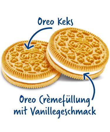 Oreo Golden Box - Double Biscuit with Cream Filling 12x176g | International Shipping Available - Buy Online on GoSupps.com