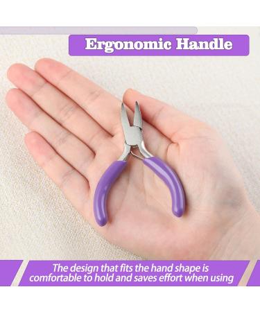 Mini Flat Nose Pliers 3 - Duckbill Miniature Pocket Pliers for Jewelry Making - Buy Online on GoSupps.com