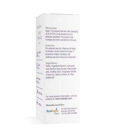 Hyalogic Retinol Serum | Skin Renewal & Wrinkle Repair with Hyaluronic Acid & Vitamin A | Clearer Radiant Skin - 0.47 fl oz | International Shipping - Buy Online on GoSupps.com