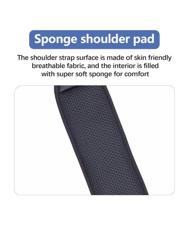 Lightweight Mesh Arm Sling for Shoulder Support | Breathable & Adjustable with Foam Neck Pad - Unisex for Right/Left Arm Injuries (Black) - Buy Online on GoSupps.com