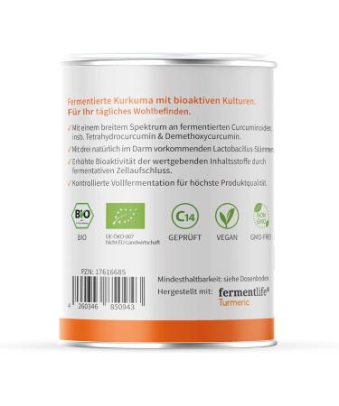 Acurmin Ferment - Organic Fermented Turmeric Powder with Postbiotic Benefits | 120g (1 Pack) - International Shipping Available - Buy Online on GoSupps.com