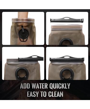 Buy BBAIYULE BPA-Free Drinking Bladder 2L/3L - Insulated Water Bag with Dual Openings | Tasteless Hydration System for Outdoor Adventures - Buy Online on GoSupps.com