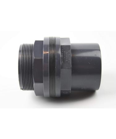 Buy Osaga PVC-U Feedthrough 50mm 63 x 50 x 2 with Adhesive Sleeve & External Thread for Pond Filters | International Shipping Available - Buy Online on GoSupps.com
