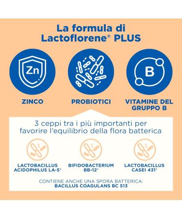 Montefalco Lactoflorene Plus Food supplement multicoloured 120 milliliters liquid 12 vials - Buy Online on GoSupps.com