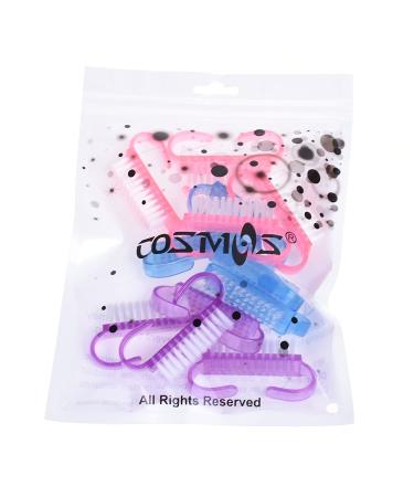 COSMOS Mini Nail Brush Scrub - Pack of 12 Pedicure Brushes for Toes and Nails Art Cleaning - Buy Online on GoSupps.com