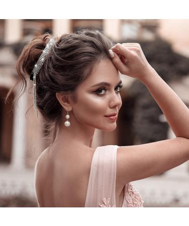 ANCIRS Rhinestone Tassel Ponytail Hair Clips - Stylish Hair Claws for Women - Large Glitter Hair Pins for Girls - Buy Online on GoSupps.com