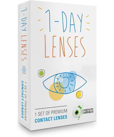 Buy FXCONTACTS Colored Halloween Contact Lenses - White Zombie 2 Pieces (1 Pair) No Prescription Needed - International Shipping - Buy Online on GoSupps.com