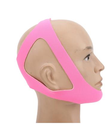 CPAP Chin Strap Anti Snore Chin Strap Adjustable Snoring Solution/Sleep Aid for Men and Women Chin Straps for Snoring Anti Snoring Devices  More Nose Breathing (Pink)