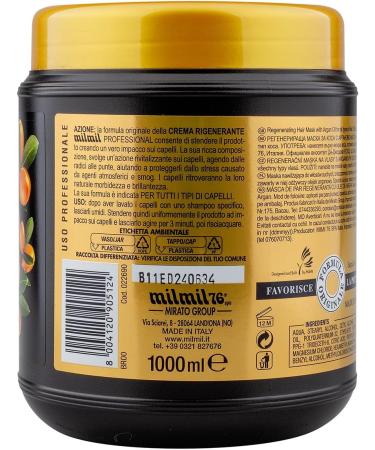 Milmil Cr me R g n ratrice pour Cheveux Masque Cheveux Professionnel Parfum Huile d'Argan Compressage Adoucissant pour Tous les Types de Cheveux - 6 x 1000 ML - Buy Online on GoSupps.com