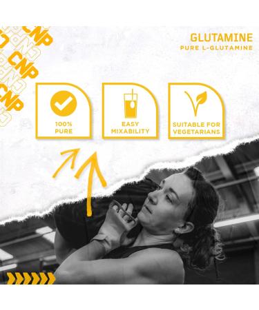 CNP Professional Glutamine 100% Pure L-Glutamine Powder 250g - Premium Quality - Buy Online on GoSupps.com