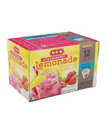 H-E-B Lemonade 2.0 Compatible 12 cts. (Strawberry Lemonade)
