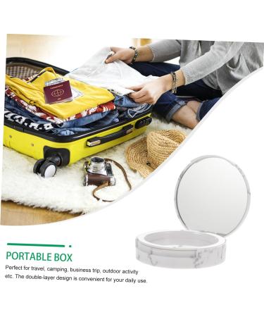 FOMIYES 2pcs Storage Box Makeup Case Portable Powder Case Makeup Powder Puff Empty Compact Powder - Buy Online on GoSupps.com