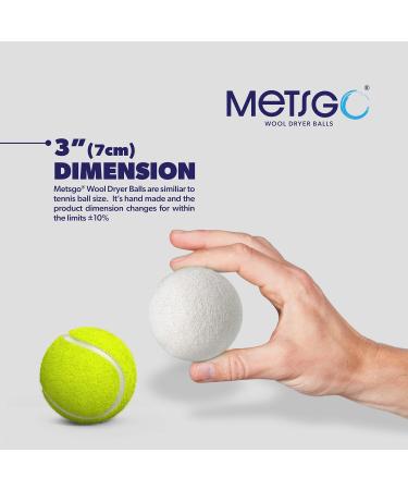 100% Organic Wool Dryer Balls - Natural Laundry Lint Collector & Wrinkle Reducer - Antistatic Eco-Friendly Dryer Balls - Buy Online on GoSupps.com