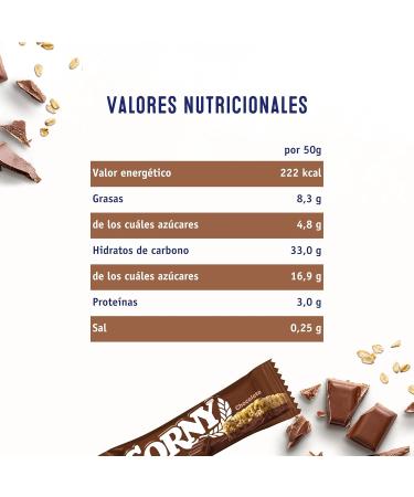  Corny Corny Big Bar No Sugar Added Chocolate Flavour Larger Classic Intense Flavour Crispy Texture Pack of 24 x 50g - Buy Online on GoSupps.com