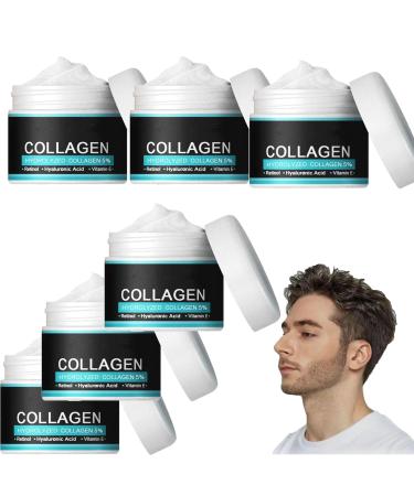 homomdy Collagen AntiAging Wrinkle Cream for Men 50g Face Cream for Men Skin Firming and Firming Lotion Face Cream for Men with Collagen 6pcs