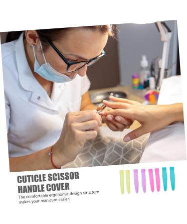 Ipetboom 4 Pairs Cuticle Nipper Handle Sleeve Tip Scissors Safety Cover Embroidery Scissors Sewing Scissors Cover Lopper Siliconescissors Cover Scisors Non-Slip Protection Cap - Buy Online on GoSupps.com