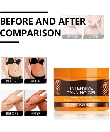Celyne Tanning Gel 2024 New Intensive Tanning Gel Celyne Tanning Cream Luxury Intensive Tanning Gel Haute Beauty Tanning Gel Dark Tanning Gel for Outdoor Sun Sunbathing Cream (1) - Buy Online on GoSupps.com