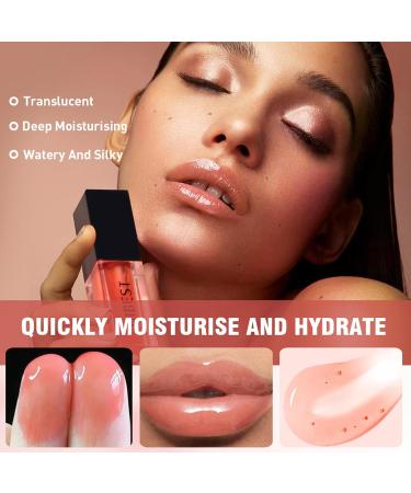 Buy 3 Colors Hydrating Lip Gloss Set - Nourishing Jelly Oil Long Lasting Shine & Plumper Lips | Women s Makeup Online - Buy Online on GoSupps.com