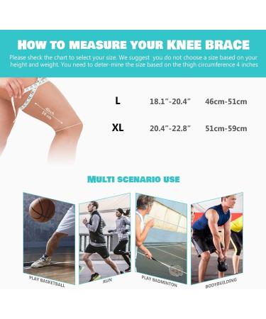Tourmaline Acupressure Self-Heating Knee Sleeve XL - Mugwort Acupressure Shaping Pads - Buy Online on GoSupps.com