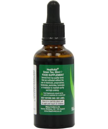 HealthAid Green Tea 50ml Liquid - Natural antioxidant for health and vitality - Buy Online on GoSupps.com