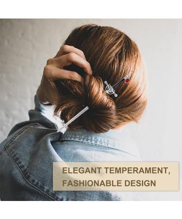 WEBEEDY 4 Pieces Retro Sword Hair Sticks Metal Sword Hair Chopstick for Buns Chinese Style Hair Pin Sword Hair Sticks with Tassel for Long Hair Hair Accessories Style 02 - Buy Online on GoSupps.com