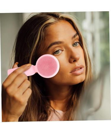 Didiseaon Silicone Face Brush Silicone Handheld Face Brush Exfoliating Face Scrubber Facial Scrub Brush Silicone Scrubber Silicone Face Scrub Face Scrubbers Pores Silica Gel 3d 11x5cm Pink - Buy Online on GoSupps.com