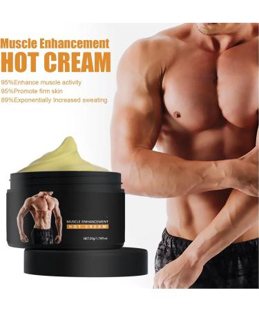 2pcs Muscle Sweat Workout Enhancer Cream 50g Antioxidant Boost Belly Fat Burner Skin Tightening Promotes Blood Improves Muscle Strength - Buy Online on GoSupps.com