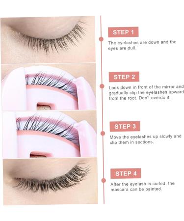 Healeved 1 Set Makeup Accessories Mini Eyelashories Beauty Eyelash Curler Makeup Eyelashories Eyelash Curling Kit Half Eyelash Curler Eyelash Curlers Electric Eyelash Curler White - Buy Online on GoSupps.com