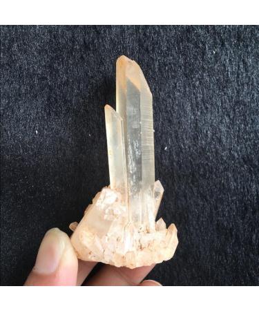 Gems for Decoration 70-80g Clear Natural Beautiful White Quartz Crystal Cluster Specimen Aura Crystal