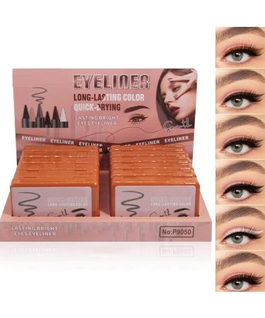 Eyeliner Pencils - Waterproof Eyeliner in 6 Colors - Natural Sweat-Resistant Eyeliner | For Young and Older Women Halloween Dating Stage Performances Parties - Buy Online on GoSupps.com
