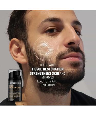 Collagen Face Moisturizer for Men - Anti-Aging Day & Night Cream with Cucumber & Argan Oil - Nourishing Hydration - 1.8 oz - Buy Online on GoSupps.com