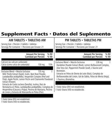 Herbal Balancing Program - 21-Day Dietary Supplement | 84 Tablets (AM & PM) for Optimal Health - Buy Online on GoSupps.com