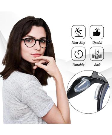 40 Pairs Self-Adhesive Silicone Nose Pads for Glasses - Soft Anti-Slip Pressure-Reducing Pads for Comfort - Universal Fit - Buy Online on GoSupps.com