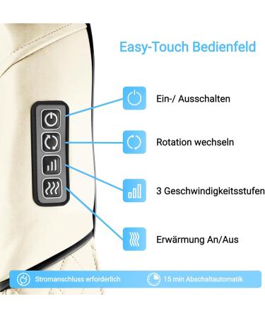 Fitleap Shiatsu Neck & Shoulder Massager | Infrared Heat Muscle Pain Relief | Premium Ergonomic Design - Buy Online on GoSupps.com