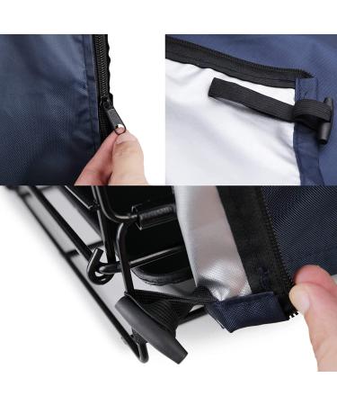 Waterproof 420D Polyester Dog Crate Cover - Fits Most 48 Wire Crates - Durable & Navy - Dog Crate Cover Only - Buy Online on GoSupps.com